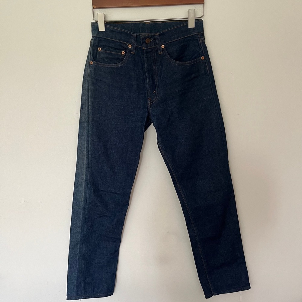 Vintage Levis 505 0217 Jeans Dark Indigo Straight Leg Made in USA W28 L34
